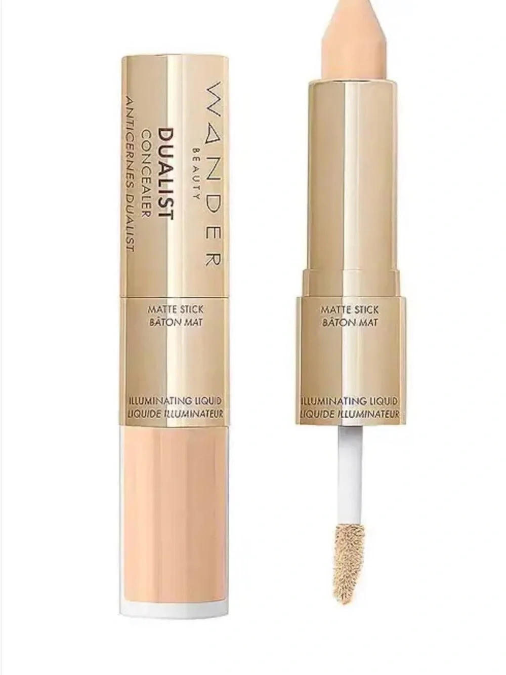 NWT Wander Beauty Dualist Concealer Matte & Illuminating in Ivory Fair